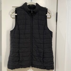 Women's Black Quilted Vest